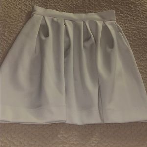 Dressy white skirt